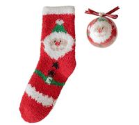 YIZITU Calzini alla caviglia con personaggi dei cartoni animati Lunghezza: 30 cm/12 cm opzionali mantengono caldo freddo inverno per adulti bambini donne ragazze Natale calzini pelosi donna, N, Taglia