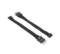 YIZITU Cavo Prolunga USB da 9 Pin Maschio a 10 Pin Femmina per Connessione Interna PC Desktop. Lunghezza 12 Cm Migliora La Gestione E L'organizzazione dei Cavi Organizzatori del PC
