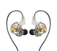 YIZITU Cavo staccabile Filo In Ear Auricolare Con Migliora La Risposta Dei Bassi Cuffie Per Musica Dinamica Cavo staccabile Design In Ear Bass Heavy Auricolari