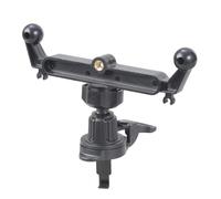 YIZITU Clip di sfiato dell'aria Supporto per auto Doppio 17mm Joint Ball Head Grip Holder 1/4 Filettatura Femmina Gancio di Uscita Per Il Supporto di Ricarica Del Telefono Regolabile Gancio Auto Base
