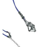 YIZITU Collana A Sospensione A Portata Rete Per Pietre Gemme Naturali E Cristalli Guarigione Neckchain Regolabile Craspelli Moderni In