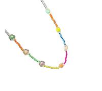 YIZITU Colorful Star Villana A Pendente Trendy 2025 Design Catena Del Polso Accessorio Leggero Per Feste Day Doaring Dopamine Necklace