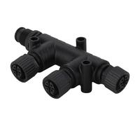YIZITU Connettore A Porte Multi Easy Installazione T Connettore Sostituzione 4 Porta 5Pin per Reti NMEA Boat Impermeabile