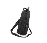 YIZITU Contenitore termico per bevande di grande capacità, regolabile, con tasche, per palestra e uso esterno, borsa a tracolla con magneti, Nero