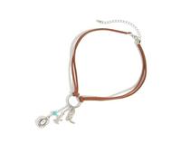 YIZITU Cowboy Cappello Da Cowboy Collana Collana A Pendente Lungo Texture In Lega Adatta Per Look Casual Biella