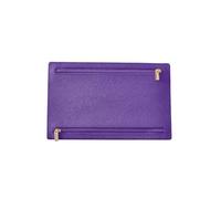 YIZITU Custodia per passaporti in PU dimagrante da viaggio essenziale con chiusura a cerniera porta carte per viaggi internazionali cerniere sicure porta carte da viaggio, Viola scuro, Bellezza di