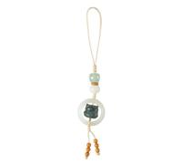 YIZITU Elegante cinturino per telefono con perline distintivo, accessorio regalo per appassionati di moda e amuleto di buon auspicio