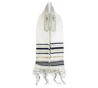 YIZITU Elegante sciarpa religiosa in morbido tessuto arioso tradizionale con bordi fatti a mano, adatta per preghiere quotidiane e festival, sciarpa tradizionale di culto, blu navy, Taglia unica