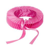 YIZITU Elegante Vittoriano Pinkcolor Ruffled Collo Falso Collare E Polso Polsini Per Rinascimenti Abiti Elisabettiani Clown Girocollo Vittoriano Falso Collare, loveland, Taglia unica