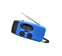 YIZITU Generatore Radio per Esigenzia Portatile Generatore Mani Meteo NOAA con Torcia A LED Campeggio Mano Solare Mano Esterno