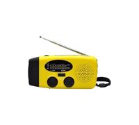 YIZITU Generatore Radio per Esigenzia Portatile Generatore Mani Meteo NOAA con Torcia A LED Campeggio Mano Solare Mano Esterno