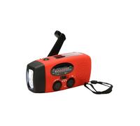YIZITU Generatore Radio per Esigenzia Portatile Generatore Mani Meteo NOAA con Torcia A LED Campeggio Mano Solare Mano Esterno