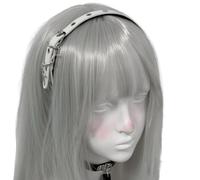 YIZITU Hot Girl Punk Incrocia La Fascia Per La Testa In Pelle Cerchio Per I Cosplay Unisex Unisex Accessori Capelli