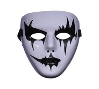 YIZITU Maschera di Halloween dipinta a mano per Halloween, danza di strada, demoni, step dance, per cosplay, feste di Halloween