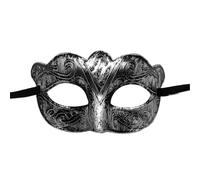 YIZITU Metallic Masquerade Half Face Vintage Eye Cosplay Costume Halloween Eye Death Dress Up Accessori