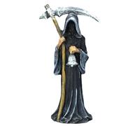YIZITU Misterioso Dio della Morte Figura Resine Statua Decorazioni per la casa Scultura da giardino all'aperto Desktop da collezione Halloween Resine sintetiche Statua della morte