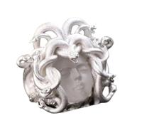 YIZITU Mitologia ispirata a serpente antica moneta anelli unisex mitologia greca gioielli fatti a mano accessori per feste gioielli alla moda