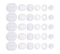 YIZITU Morsetti Imbottiti in Silicone per Gioielli con Negazione Stretti per Tutti I Giorni E Le Feste Orecchio Delicato sulla Pelle Sensibile