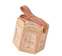 YIZITU Multipurpose Celebration Box 10x10x5cm Cardstock Construction Quick Assembly for Parties Event Presents Food Safe Festival Packaging