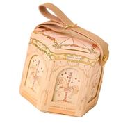 YIZITU Multipurpose Celebration Box 10x10x5cm Cardstock Construction Quick Assembly for Parties Event Presents Food Safe Festival Packaging