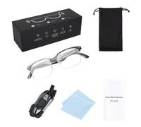 YIZITU Occhiali per Interpreti Intelligenza Artificiale Moderni Senza Fili Connessione Perfetta Cornice Ergonomica Gadget Traduzione Portatile in Plastica Occhiali Traduzione Lunga Durata