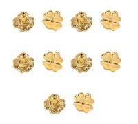 YIZITU Orecchini in silicone riutilizzabili con trifogli Design irritante resistente Comfort Fit tutto il giorno indossare gioielli parti delicati trifogli tappi per orecchie per piercing delicati