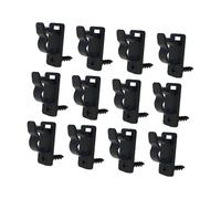 YIZITU Pack of 12 Common Cable Clip Holders Including Screws for Versatile Application on Different Materials Cable Management Clips with Screws for Secure Wire Organization