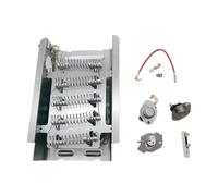 YIZITU Parte di riscaldamento dell'essiccatore con termostato e fusibili termici Sostituzione Parte di riscaldamento Set piastra di calore Set di montaggio riscaldatore per asciugatrice