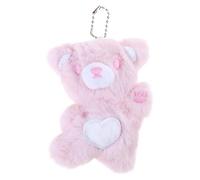 YIZITU Portachiavi a forma di orso di peluche a cinque punte con ciondolo a forma di stella portachiavi alla moda giocattolo orso portachiavi per zaino e telefono decorazione unica per borsa