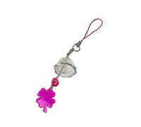 YIZITU Pratico Acrilico Clovers Foglia Catena Mobile Con Crisps Suono Accessorio Portatile Buona Fortuna Fascino Per Le Donne Alla Moda