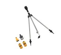 YIZITU Sistemi di irrigazione a treppiede con connettore multiplo 90 180 360 gradi regolabile copertura spruzzata adatta per grande cortile giardino letto regolabile spruzzatore modello spruzzato