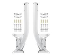 YIZITU Supporto con Braccio A J Resistente alle Intemperie Regolazione 150° per WiFi Esterno Set Montaggio A Parete Allungatore WiFi Satellitare