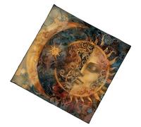 YIZITU Tarocchi Lettura Velluti Tappetini Opere d'Arte Materiali Colorfast Manutenzione Facile per Tessuto Morbido Dimensioni Multiple Tarocchi Misteriosi Accessorio per Giochi da Tavolo