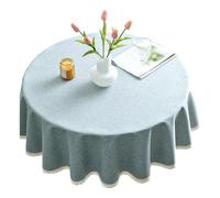 YIZITU Tessuto Robusto del Poliestere della Tovaglia Rotonda Resistente alla Fuoriuscita Rapida Pulizia per L'uso All'aperto Interno della Famiglia Tovaglia del Poliestere Resistente All'olio