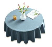 YIZITU Tessuto Robusto del Poliestere della Tovaglia Rotonda Resistente alla Fuoriuscita Rapida Pulizia per L'uso All'aperto Interno della Famiglia Tovaglia del Poliestere Resistente All'olio