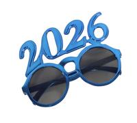 YIZITU Unico 2026 Tema Occhiali Lenti Rotonde Per Evento Vacanza Pratico PC Frame Face Forme Natale 2026 Novità Accessorio Del Partito