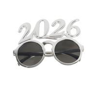YIZITU Unico 2026 Tema Occhiali Lenti Rotonde Per Evento Vacanza Pratico PC Frame Face Forme Natale 2026 Novità Accessorio Del Partito