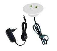 YIZITU Universals Tipo C Ricarica 2 Porta USB Plug Europei Adattatore CIRCURO ESSENTATO CIRCOLA per SMARTPHONI Accessori Laptop Accessori Laptop