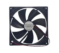 YIZITU Ventola di raffreddamento sottile da 12 V ad alta velocità da 180 mm, doppi cuscinetti a sfera, 53 CFM, flusso d'aria XH2,54 mm, connettore a 2 pin per la ventilazione del case del computer