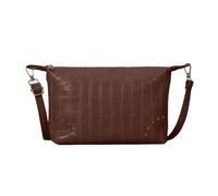 YIZITU Versatile Crossbody Borse Strutturato Borsa A Tracolla Borsa Cosmetica Per Le Donne Ragazza Tinta Unita Morbida PU Borse Moda Moda Alla Moda Avanti Individui, Marrone scuro, One Size
