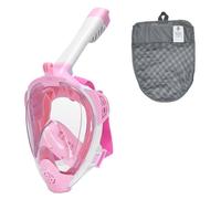 YIZITU Volti Full Snorkels Maschera con Vista Panoramica A 180 Gradi Comodo Nuoto per Nuoto Suba