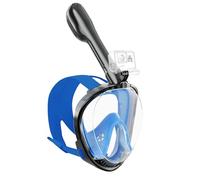YIZITU Volti Full Snorkels Maschera con Vista Panoramica A 180 Gradi Comodo Nuoto per Nuoto Suba