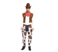 YIZITU Western Outfit Western Mucca Ragazzo/Cowgirl Costume Accessorio Cow Boy Cappello Bandana Per Halloween Partito Dress Up Gioco di Finta