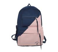 YIZITU Zaino scolastico Casual Nylon Sacchetto di Scuola Per Le Donne Degli Uomini di Modo Del Computer Portatile Zaino Cool Femminile, Polvere blu., One Size