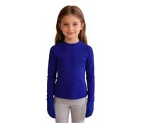 YiZYiF Bambina Camicie Adattabili Magliette Mitten Smettere Sciare con I Blu 9-10 Anni