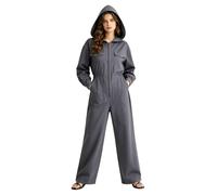 YiZYiF Donna Tutine Casual A Gamba Larga Tuta Da Jumpsuit Monopezzo Rompers | Manica Lunga,Multitasche,Cerniera Frontale,Vacanza,Incontri,Shopping,All'Aperto,Casual,Fine Settimana,Relassamento A Casa