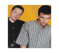 YJACED Mini poster vintage originale con stampa di Bernard Sumner & Johnny Marr (elettronico), su tela, decorazione per camera da letto, ufficio, stanza, regalo, dimensione: 60 x 60 cm