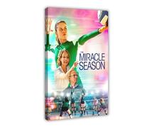YJACED Poster su tela, motivo: The Miracle Season, decorazione artistica da parete per soggiorno, camera da letto, 30 x 45 cm