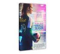 YJACED Poster su tela The Miracle Season, decorazione per camera da letto, ufficio, stanza, regalo, 20 x 30 cm