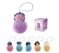 YJacuing Alien Stage Free Stage Series Portachiavi Pom Pom Blind Box, Ciondolo Peluche Soffice Misterioso Anime ALNST (Scatola Singola, Contiene 1 Personaggio Casuale)